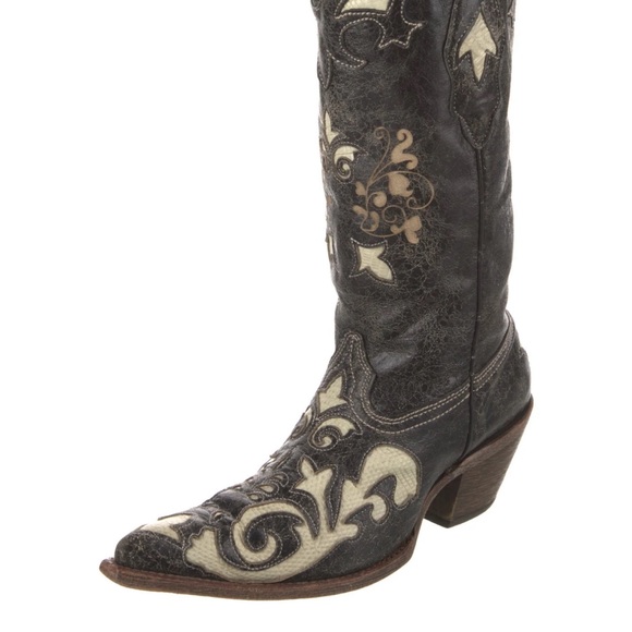 Corral Vintage 8M Boots Genuine Lizard - Picture 9 of 9